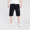 Premiumkvalitet Mode Herr Cargo Denim Shorts Casual Slitna Jeans