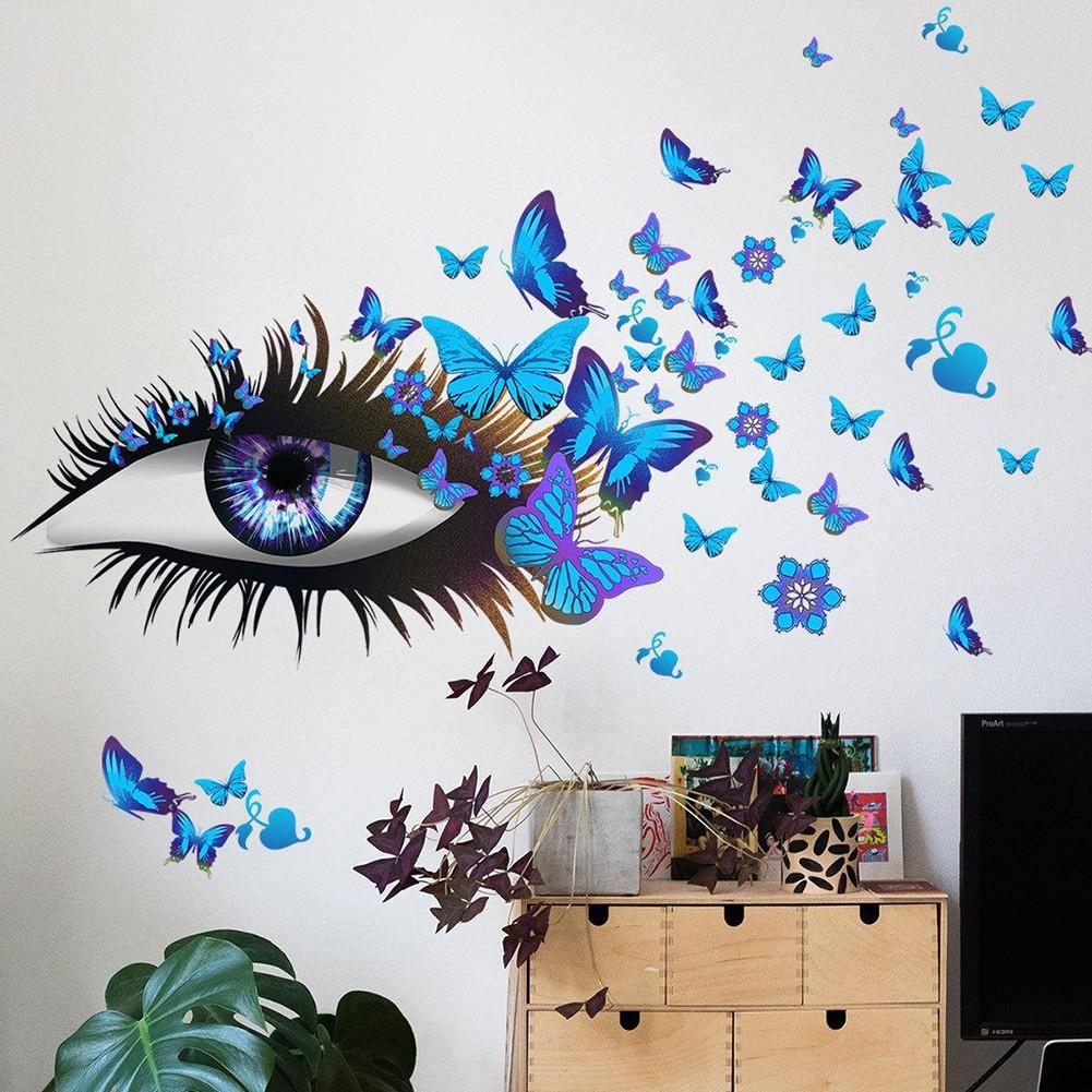 Double-sided Visual Patterns Butterfly Wall Stickers Home Decoration