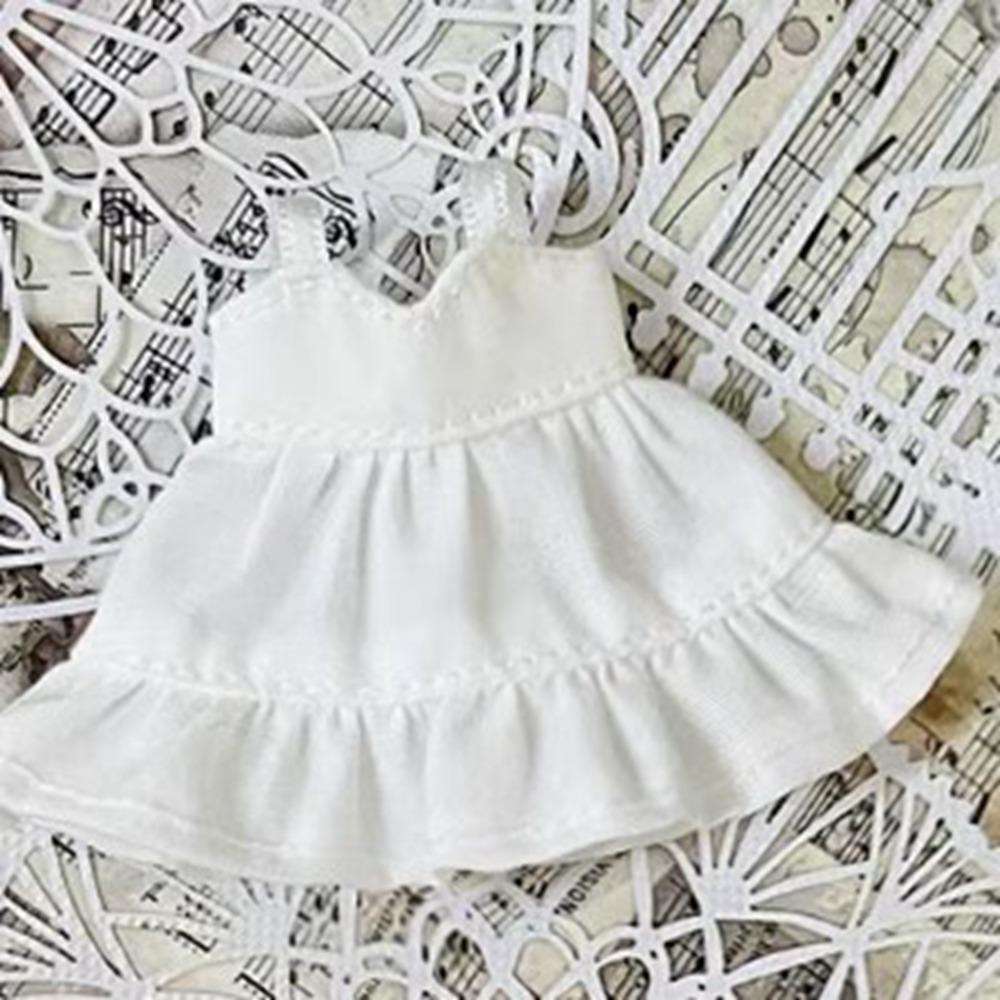 Handgefertigtes Doppellagen-Rock-Kleid Modepuppenkleidung Kleider für 1/11 OB11 Puppen/für 1/12 BJD