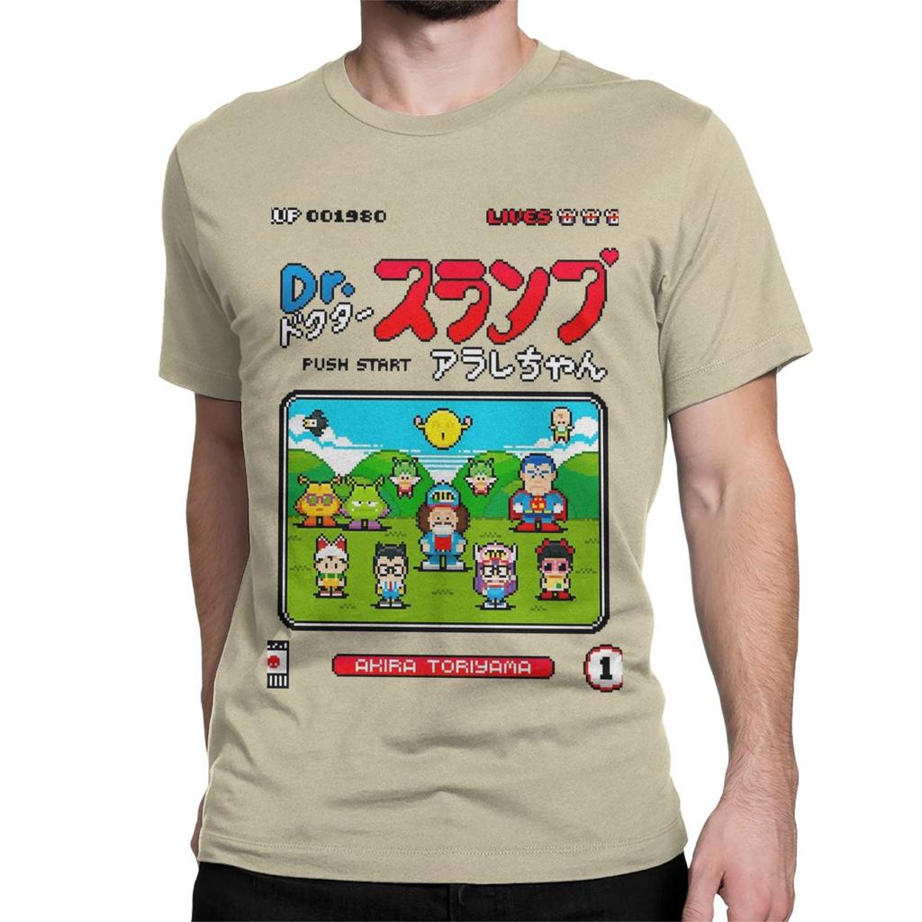 Arale Anime Cute for Men Women T Shirts Dr Slump Vintage Tee Shirt Short Sleeve Crewneck T-Shirt 100% Cotton Classic Tops