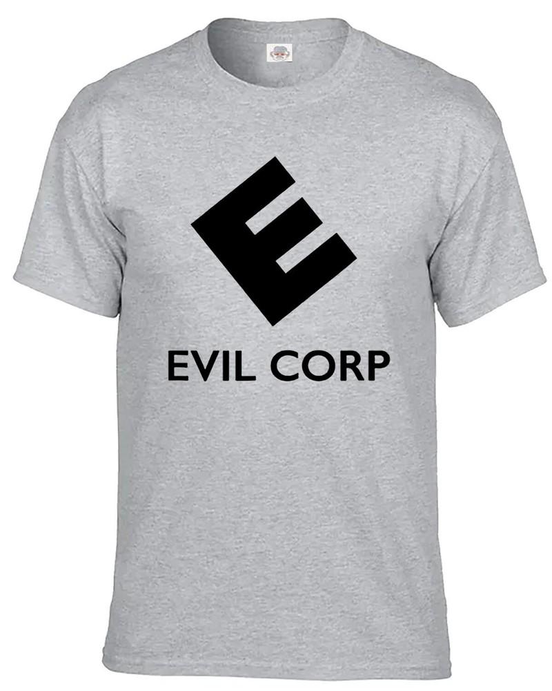 Evil corp tshirt mens mr robot logo funny novelty gift idea present tee top