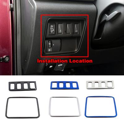 Per Renault Koleos 2017-2020 Interruttore Luce Faro Decorazione Pulsante Copertura Fari Finitura Acciaio Inossidabile Per Samsung QM6