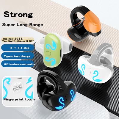 1 Pièce Écouteurs sans fil Écouteur unique Port confortable Son super haute fidélité Appels vocaux HD Adapté pour le cyclisme, la course à pied, les loisirs quotidiens Toutes saisons