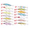 5PCS Mino Bait 11cm/12.9g Long Throw Sea Fishing Simulation Hard Bait Fake Bait
