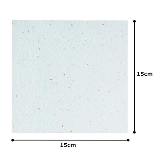 Pastel Colored Washi Paper Set, 15cm, 6 Colors, 12 Sheets, Gold Silver Flecks, Japanese Art Paper