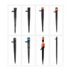 100Pieces Drip Emitters for Drip Irrigation Tubing Adjustable 360 Degree Drippers Arrow Stake Garden Irrigation Drippers