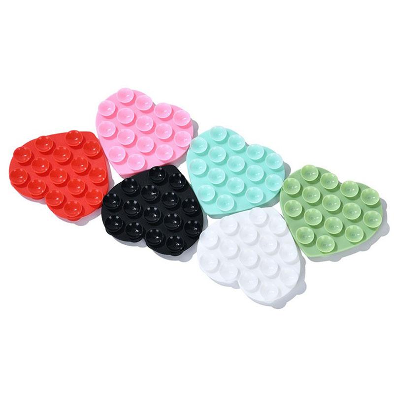 Heart Suction Cup Phone Mount Phone Accessories Hands-Free Strong Grip Holder For Selfies And Videos