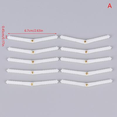 10 Pcs Diameter 2.5Mm 4.5Mm Plastic Pin Hinge For Rc Airplane Model Wing Airplane Model Accessories