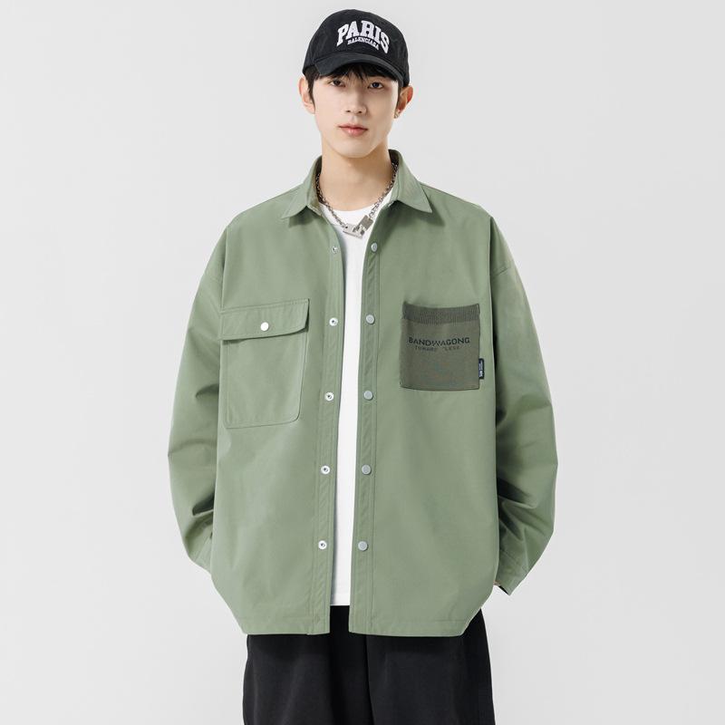 

Пальто Парное Свободное Длинный Рукав Повседневное Универсальное Однотонное Уличный Стиль Новая Тенденция Куртка M