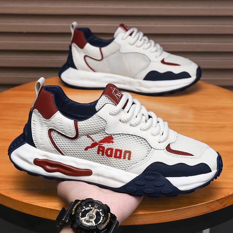 

Men s shoes 2025 summer new fashion versatile high-end dad shoes youth mesh breathable trendy sports shoes 46
