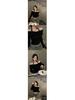 Korean-Style Spicy Off-Shoulder Halter Neck Knit Top for Women: Slim Fit, Long Sleeve, Autumn & Winter Collection
