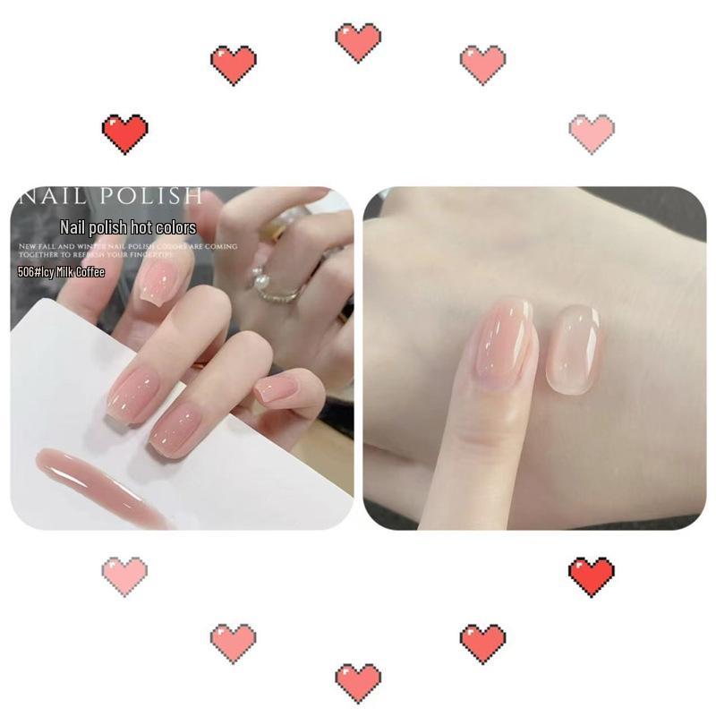 Aurora Mermaid Peelable Nail Polish - Odorless, Quick-Dry, Whitening, Fine Glitter Nude Bestseller