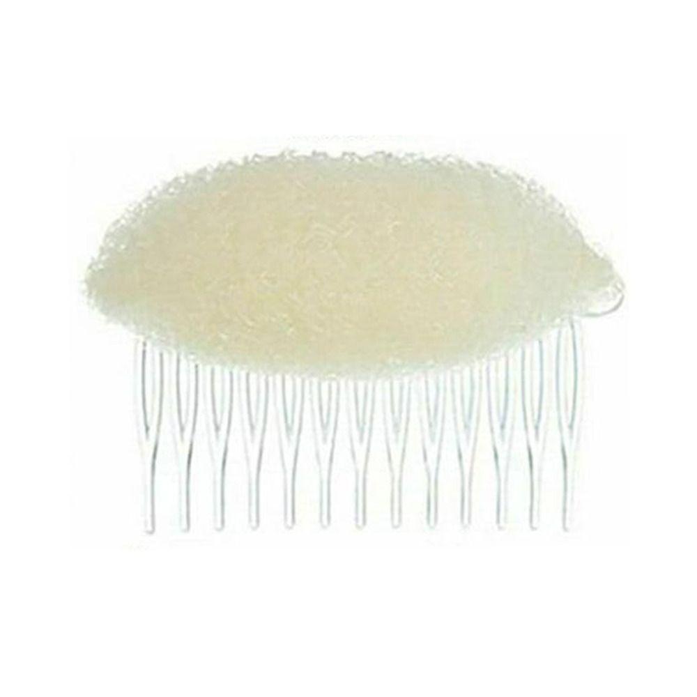 

Invisible Heighten Sponge Clips Plastic/Resin Heighten Hairpin Fluffy Hair Pad Princess Style белый