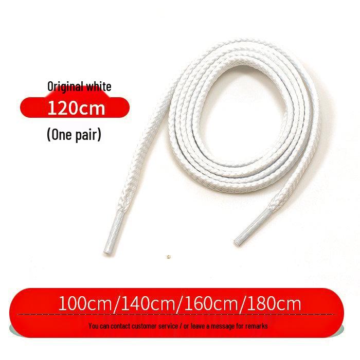 Flat Thickened Sneaker Laces for Casual and Basketball Shoes - In Black, White, and Colorful Designs