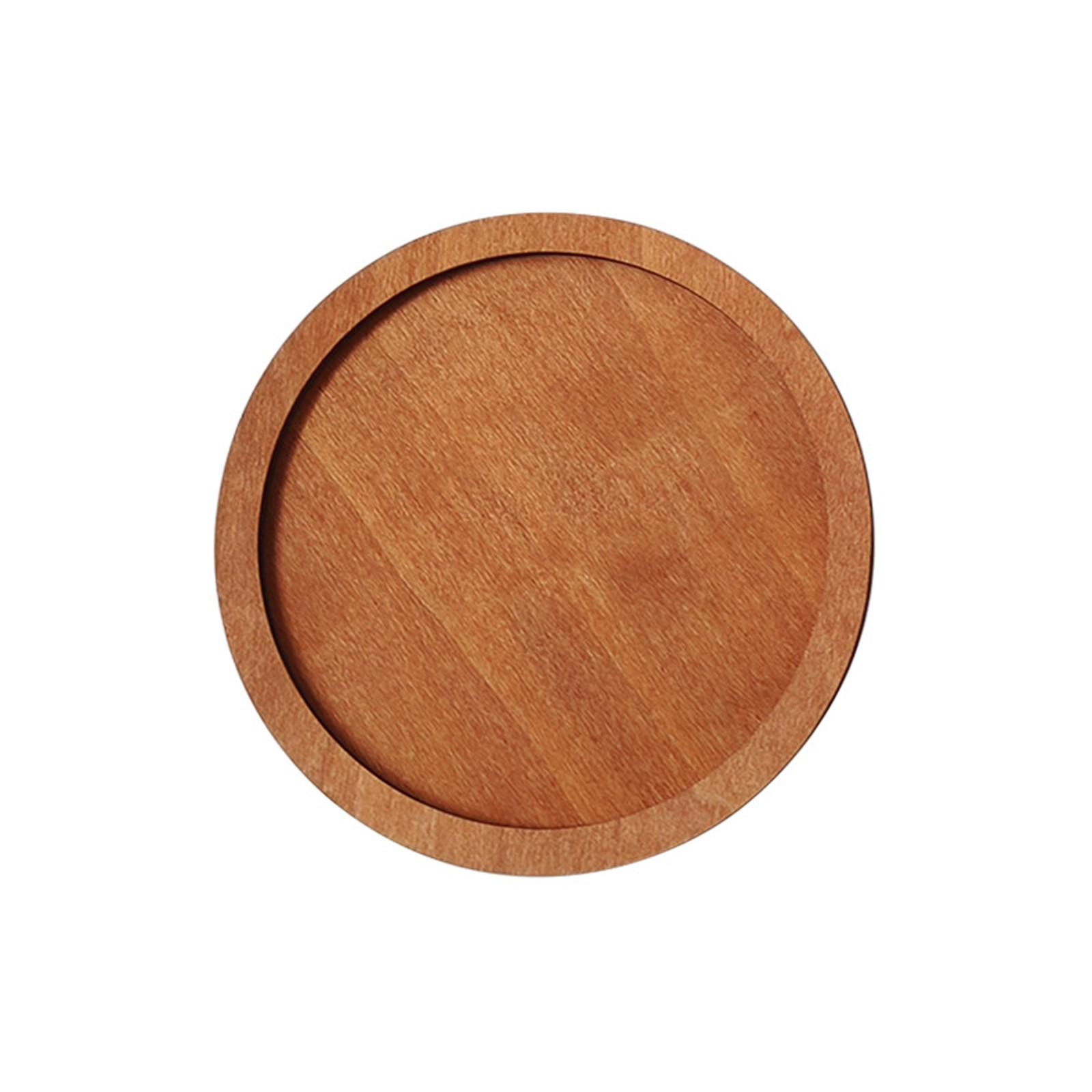 

Натуральное дерево ручной полировки многофункциональный деревянный поднос One Size