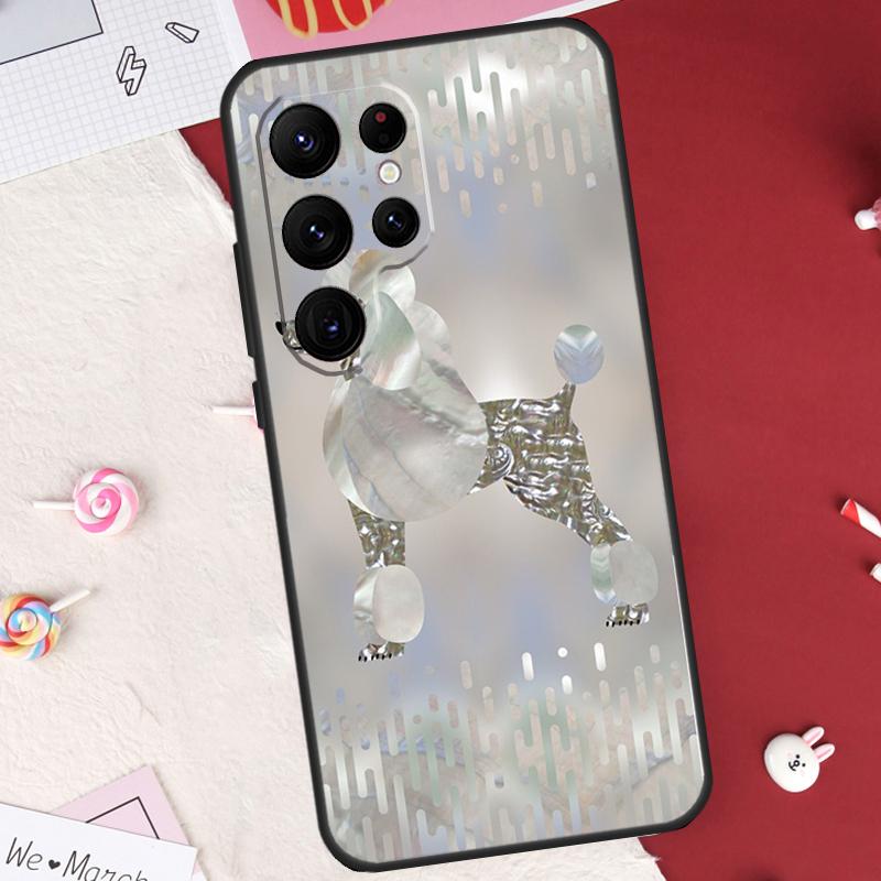 Poodle Dog Cartoon Case For Samsung Galaxy S26 Ultra S20 S21 S22 S23 S24 S25 Ultra S10 Plus S25 FE Cover Shell