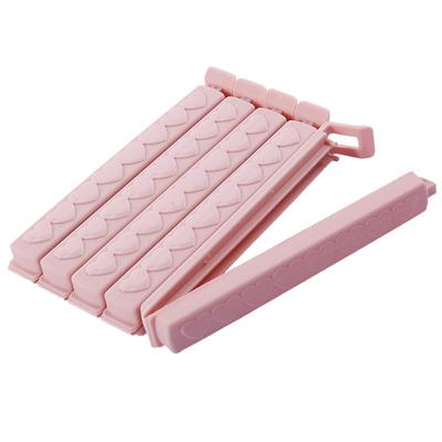 Lot de 5 Sacs de Rangement pour Snacks Clips de Fermeture à Pression Plastique PP Scellant Anti-humidité Accessoires Pinces pour Sachets de Desserts Céréales Noix