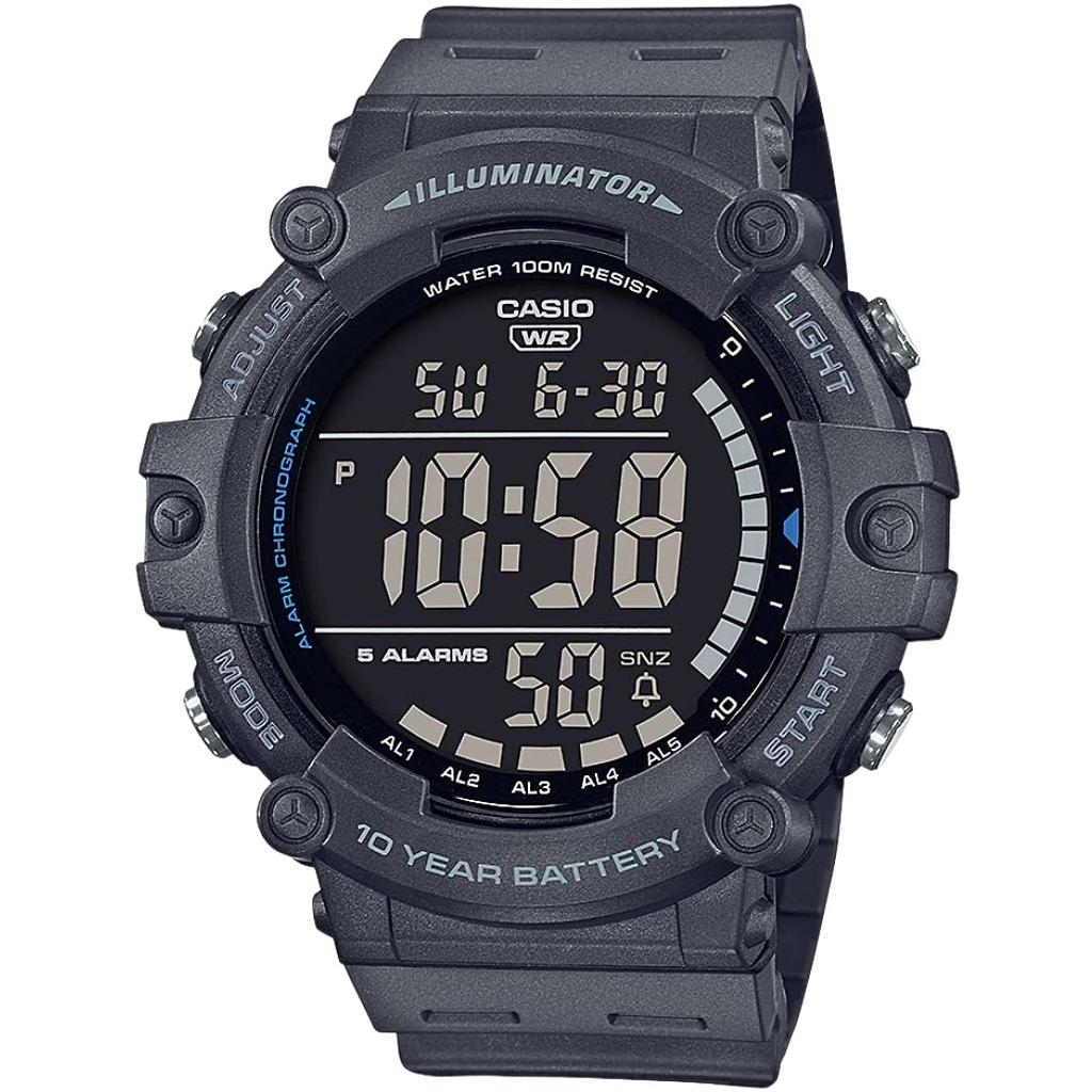 Casio Standard Digital Men's Watch AE-1500WH-8BV, Dark Gray, Casio Boxed, International Model [Parallel Import]