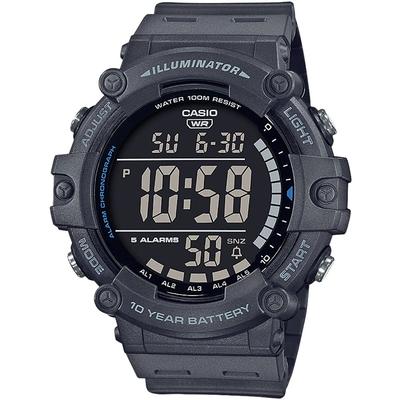 Standard Digital Watch AE-1500WH-2AV / -1500WH-8BV Men's, Dark Gray / Blue Gray, Imported.