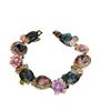 Medieval Vintage Jewelry High Quality Fairy Candy Color Flower Bracelet Summer Temperament Sweet Vintage Bracelet