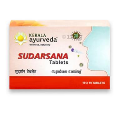 @ Kerala Ayurveda Sudarsana Tablette 10 x 10 Tabletten V081 UKR19_60% Rabatt