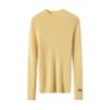 Autumn/Winter 2025 Women's Slim-Fit Striped Cashmere Embroidered Knit Top