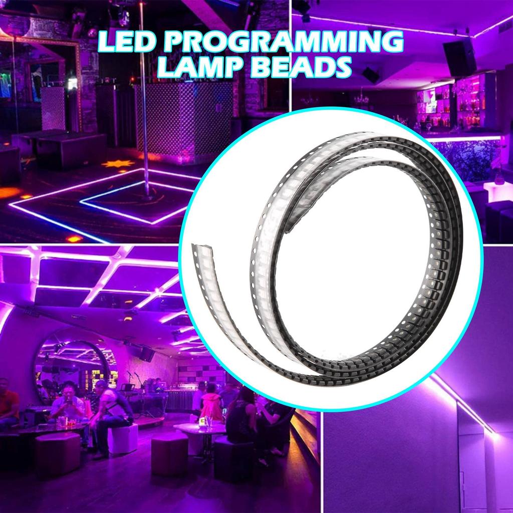 Hcskoss 200pcs 6812 MINI-E RGB (Similar to WS2812B) 6812 3228 SMD Pixel LED Chips Individually Addressable Full Color DC 5V