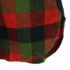 VINTAGE 50s 60s Gusseted wool blend Check Pattern Long sleeve Wool shirt Men's Used