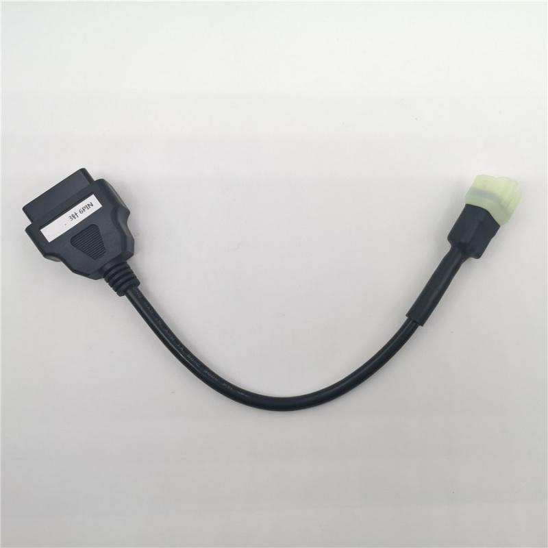 6 Pin to 16 Pin OBD2 Female Adapter Cable for Duke/RC Motorbike CAN BUS ECU