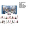 Gnome Advent Calendar 2025 24 Day Christmas Countdown Calendar with 24 Pcs Mini Gnomes Ornaments Collectible Dwarfs Figures for Holiday Home Decor