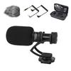 Comica Video Microphone B External Shotgun Mini Microphone for Condenser with Windshield DSLR Camera Compatible with iOS Android Smartphones