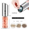 Eletric Salt Pepper Mill Shakers Automatic Spice Grinder Freshly Ground USB Rechargeable Gravity Operation Adjustable Coarseness
