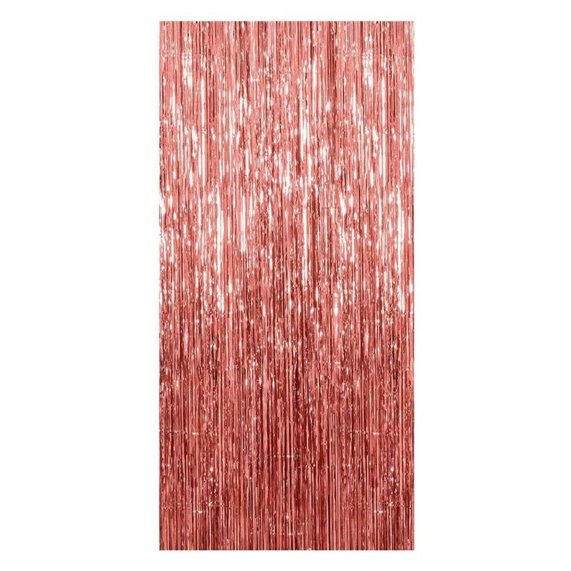 Metallic Tinsel Curtain Photo Booth Door Hanging Streamers Backdrop Birthday Wedding Bachelorette Party Decoration