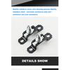 100pcs/ Set Invisible 2 in 1 Connector Screw Fastener Hidden Laminate Cabinet Wardrobe Assembly Furniture Combined Fastener