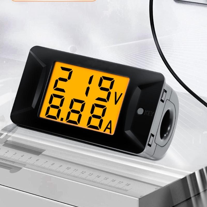 Multifunktionaler Batteriemonitor für 12 V/24 V/48 V Autobatterie LCD-Digitalanzeige Stromspannung Solarstromzähler