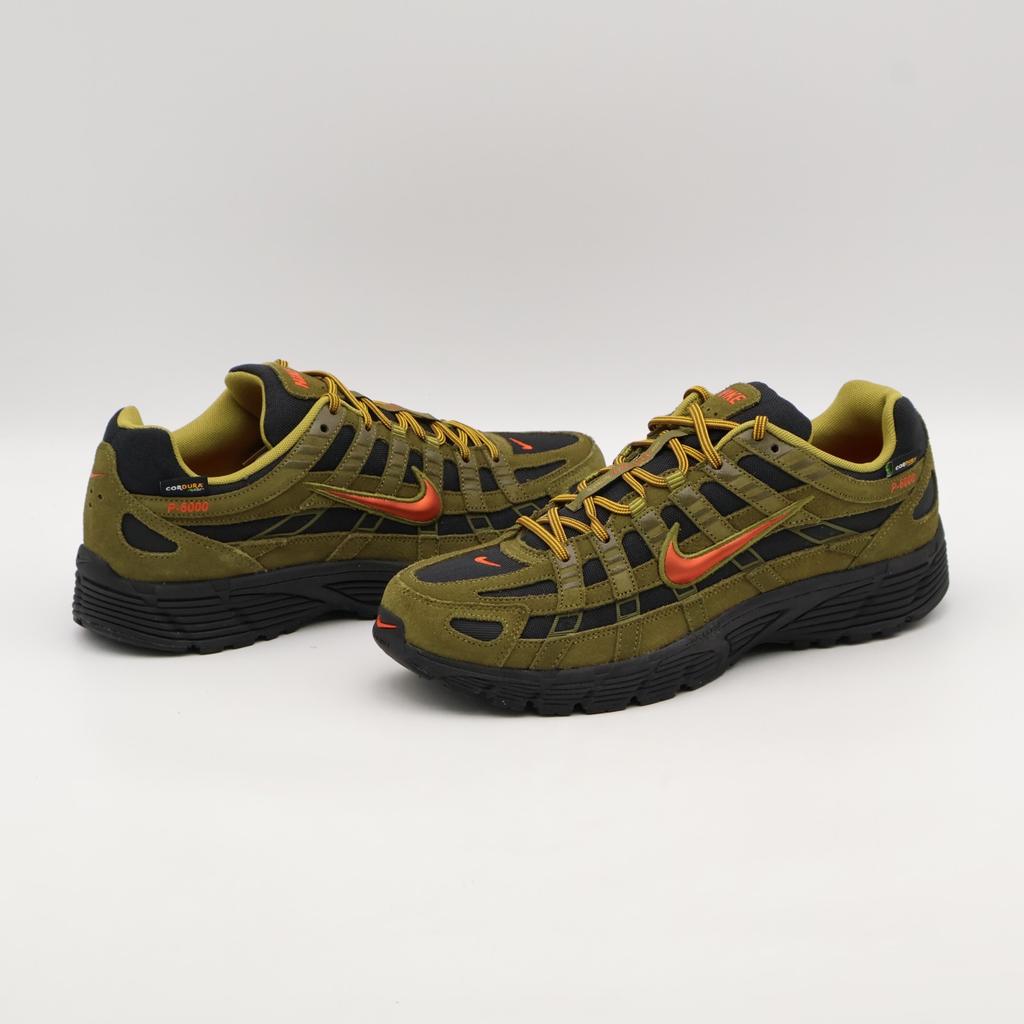 IH0946-300 Nike P-6000 Premium Cordura Olive Flak Black Quantum Moss (Men)