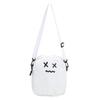 2025 Winter neue kleine quadratische Nylon-Tasche, lustige und süße Mini-Tasche mit Cartoon-Motiv, Handytasche für männliche und weibliche College-Studenten