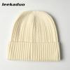 Hat for Men's Winter Casual Solid Color Knitted Hat for Women's Knitted Headcap Fashion Cold Hat