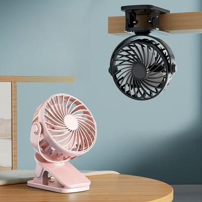 Baby Cart Stroller Fans Portable High Chair Fan Clip Summer Kids Rechargeable Handheld Electric for Home 3 Speeds
