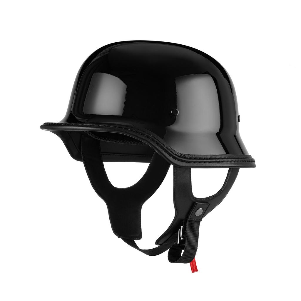 National Standard Handmade Retro Motorcycle Half Helmet For Men And Women German Style Soldier Helmet Indian Ladle Helmet Motorcycle Helmet