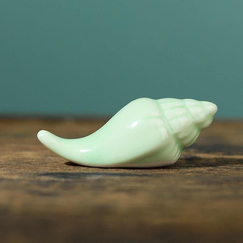 Mini søt dyr Paint Pensel Pen Rest Keramiske Ornamenter Kinesisk kalligrafi Skrivepennholder Håndverk Penn Pute NYHET