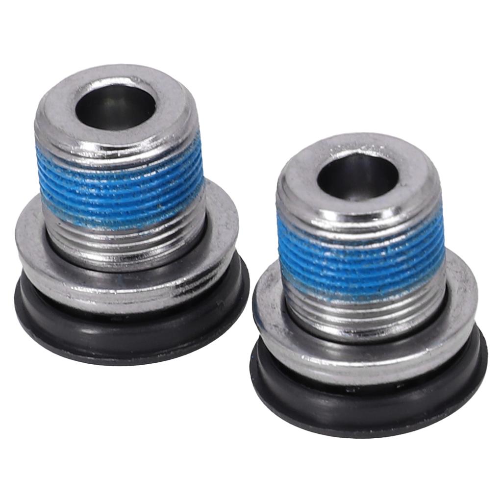 Cranksets 2*screw Cycling Electro Silvering Rustproof