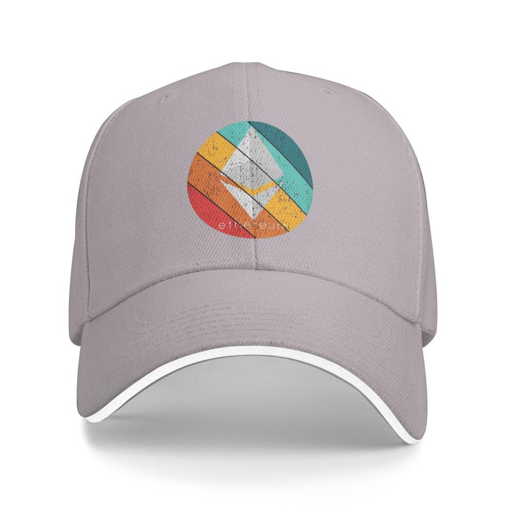 Dark Ethereum Cryptocurrency Sunset Baseball Caps Snapback Baseball Hats Breathable Casual Casquette Outdoor for Men And Women