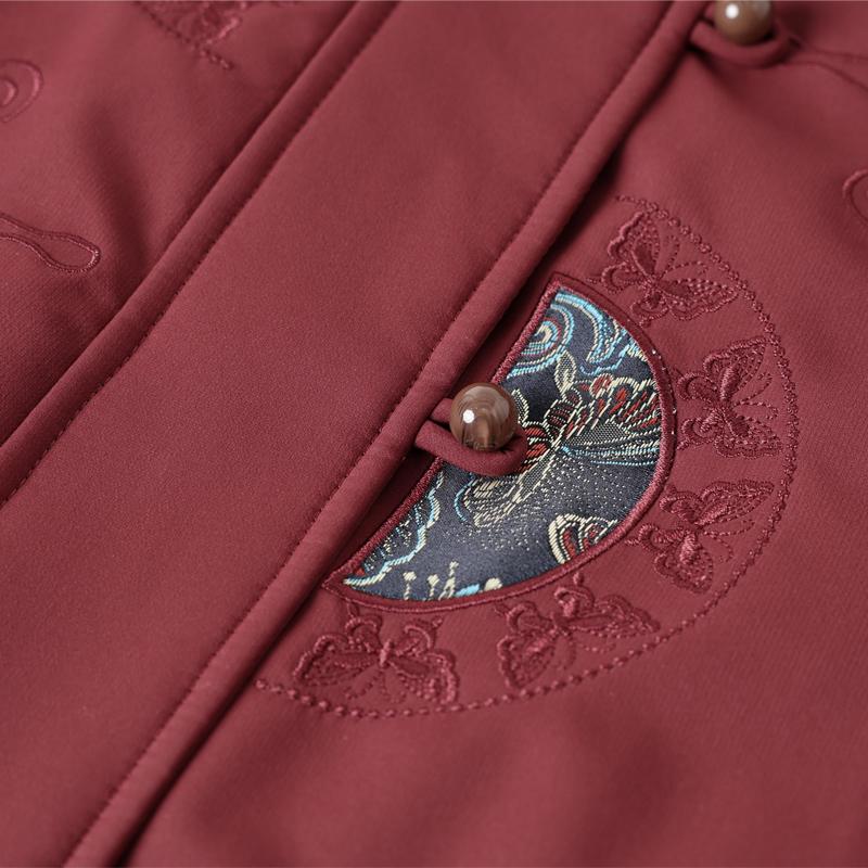 Plus Size XL-6XL Middle Age Women's Short Down Jackets Winter Parkas Hooded Embroidery Elegant Loose Thick Warm Down Coats Woman Outerwears