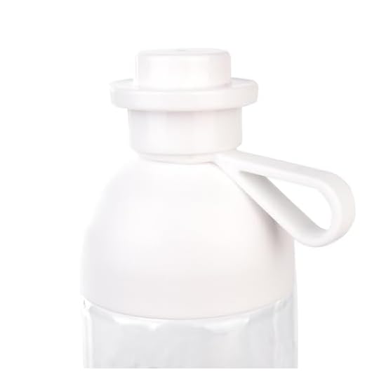 Clear Drink Bottle with Cover - Matilda Gray