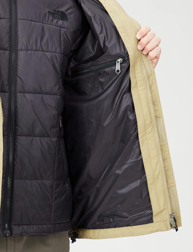 The North Face Cassius Triclimate Waterproof and Cold Kelp XL Jacket, Men's, Weather, Tan,