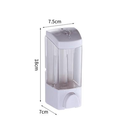Dozator de săpun lichid de 400 ml, dozator manual de săpun montat pe perete pentru baie, bucătărie, hotel, restaurant, șampon lichid, dozator de săpun de mână