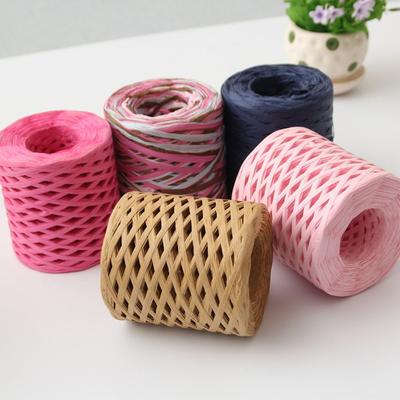 Baking Packaging Paper Rope Used For Weaving Hats Decorative Rope Braided Rope Packaging Tape Manual