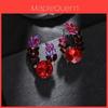 Fashion Alloy Geometric Earrings With Rhinestones For Women Fall