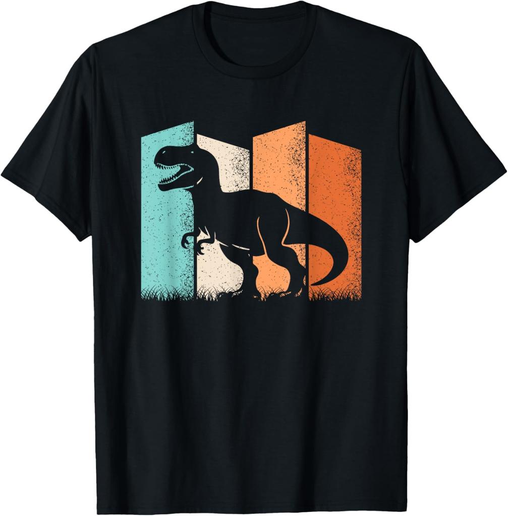Dinosaur TRex Retro Novelty Men Kids Women Funny Dinosaur TShirt Print Cotton Design Gifts T Shirts Funny Shirt Camiseta